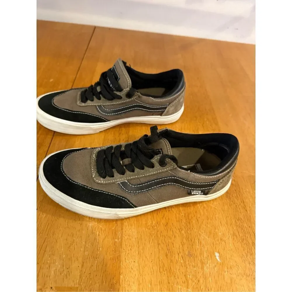 Vans Skate Gilbert Crockett Shoes Sneakers Mens SZ 6.5 Brown/Black Suede